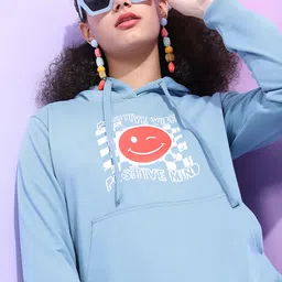 Tokyo Talkies Women Printed Hooded Sweatshirt-picture-29