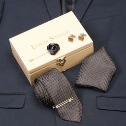 LOUIS STITCH Men Italian Silk Accessory Gift Set-picture-8