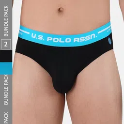 U.S. Polo Assn. Men Pack Of 2 Assorted Basic Briefs-picture-29