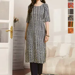 7Threads Women Ethnic Motifs Printed Floral Kurta-image-38