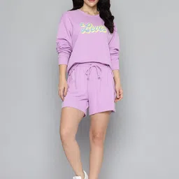 Levis Pure Cotton Brand Logo Printed Sweatshirt with Shorts-image-13