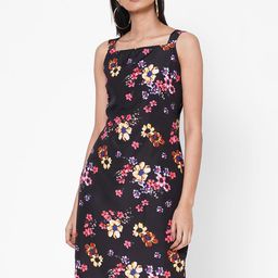 MISH Women Black Floral Printed Sheath Dress-image-40