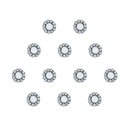 Comet Busters Embellished Traditional Designer Bindi 12 Pcs-51