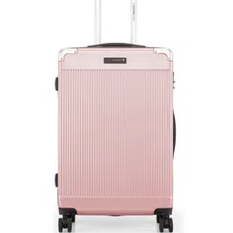 SWISS BRAND Geneve Rose Gold Hard Case 25 inch Medium Trolley Bag-image-92