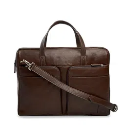Hidesign Men Leather Messenger Bag with Adjustable Sling Strap-10