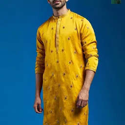 VASTRAMAY Pack of 2 Ethnic Motifs Embroidered Kurta-image-25