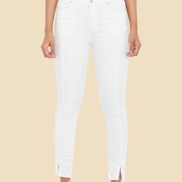 People Women White Tapered Fit High-Rise Jeans-picture-29