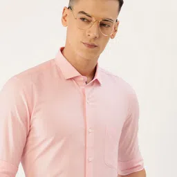 Peter England Men Slim Fit Opaque Casual Shirt-picture-22
