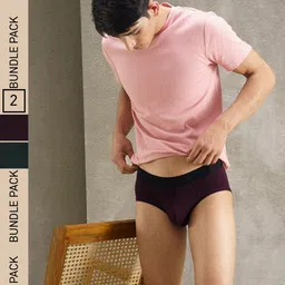 DAMENSCH Men Pack of 2 Premium Cotton Briefs-picture-23