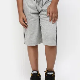 V-Mart Boys Mid-Rise Knee Length Cotton Shorts-picture-21