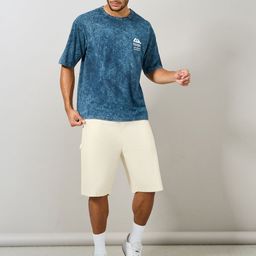 Styli Men Relaxed Fit Mid-Rise Cotton Cargo Shorts-picture-12