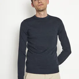 Bruun & Stengade Long Sleeve Wool Pullover Sweater-picture-44
