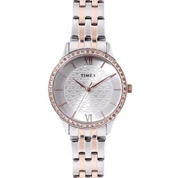 Timex Women Stainless Steel Embellished Dial & Bracelet Straps Analogue WatchTWEL21901-image-82