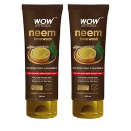 WOW SKIN SCIENCE Set of 2 Neem Face Wash with Pro Vitamin B5 - 100 ml each-6