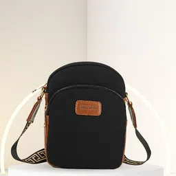 Womanix Structured Handheld Bag with Tasselled-5