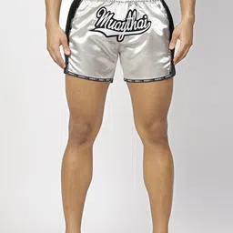 Invincible Men Printed High-Rise Sports Shorts-image-55