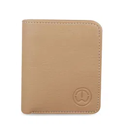 TnW Men Beige Solid Handcrafted Two Fold Wallet-image-37
