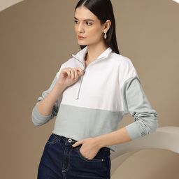 Chemistry Women Colourblocked Pure Cotton Sweatshirt-picture-30