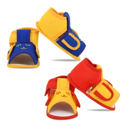 Smartots Infants Pack Of 2 Pure Cotton Booties-12
