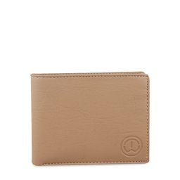 TnW Men Beige Solid Handcrafted Two Fold Wallet-image-34