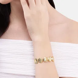 DressBerry Women SeaShell-Shaped Cuff Bracelet-18