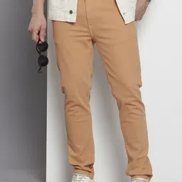 The Indian Garage Co Men Slim Fit Mid-Rise Stretchable Jeans-image-25