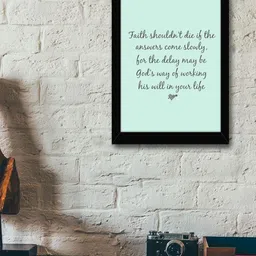 TIED RIBBONS Black & Grey Inspirational Typographic Wall Art-image-60