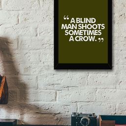 TIED RIBBONS Black & Olive Green Solid Inspirational Typographic Wall Art-1