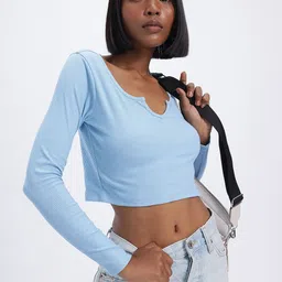 glitchez Urban Knit Ribbed Long Sleeve Crop Top-image-28