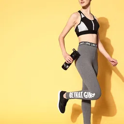 Berrylush Women Chic Grey Solid All in the Details Tights-image-12