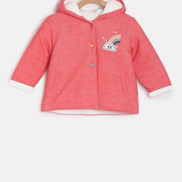 MINI KLUB Girls Solid Cotton Padded Jacket-57