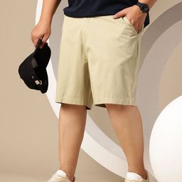 Sztori Men Plus Size Pure Cotton Shorts-image-51
