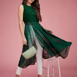 DressBerry Women Self Design Round Neck Top-picture-51