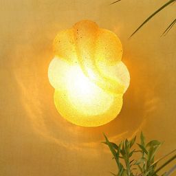Devansh White & Gold-Toned Ganesh Ji Flash Mount Light-54