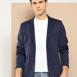 INVICTUS Single-Breasted Slim Fit Smart Casual Blazer-image-81