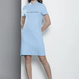 Tommy Hilfiger Solid T-shirt Dress-image-57