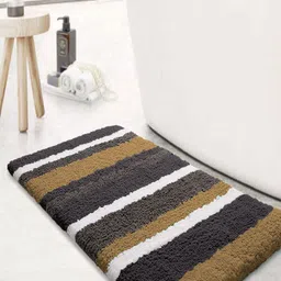 LUXEHOME INTERNATIONAL Striped 2400GSM Bath Rugs-image-33