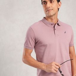 Nautica Men Polo Collar Pure Cotton T-shirt-image-30