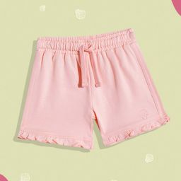 mothercare Girls Solid Ruffle Detail Shorts-image-85