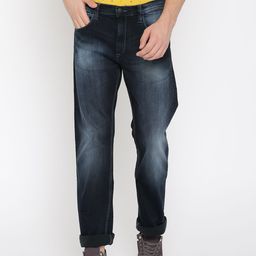 Lee Men Blue Rodeo Fit Mid-Rise Clean Look Stretchable Jeans-picture-10