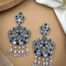 NAMAN ARTS Contemporary Chandbalis Earrings-0