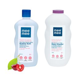 MeeMee Pack of Gentle Baby Bubble Bath & Fresh Feel Baby Powder-20