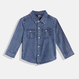 HERE&NOW Boys Denim Casual Shirt-11