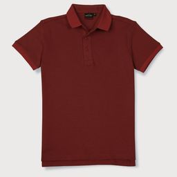 Gini and Jony Boys Maroon Polo Collar T-shirt-image-20