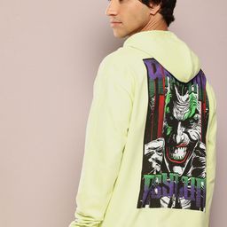 Kook N Keech Batman Pure Cotton Joker Printed Hooded Sweatshirt-picture-14