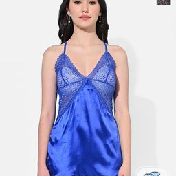 StyFun Pack Of 2 Floral Lace Satin Baby Doll-image-59