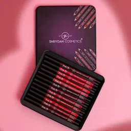 SHRYOAN Set Of 3 Pretty Me Bold Lipliner & Eye Liner Matte Pencil- 1.8g Each - 10-11-12-5
