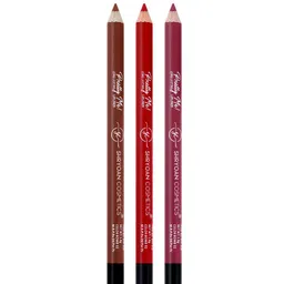 SHRYOAN Set Of 3 Pretty Me Bold Lipliner & Eye Liner Matte Pencil - 1.8g Each - 01-05-12-31
