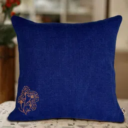EverHOME Blue Single Embroidered Square Cushion Covers-image-96