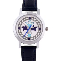 Voylla Women Silver-Toned & Blue Analogue Watch 8905124081671-image-54